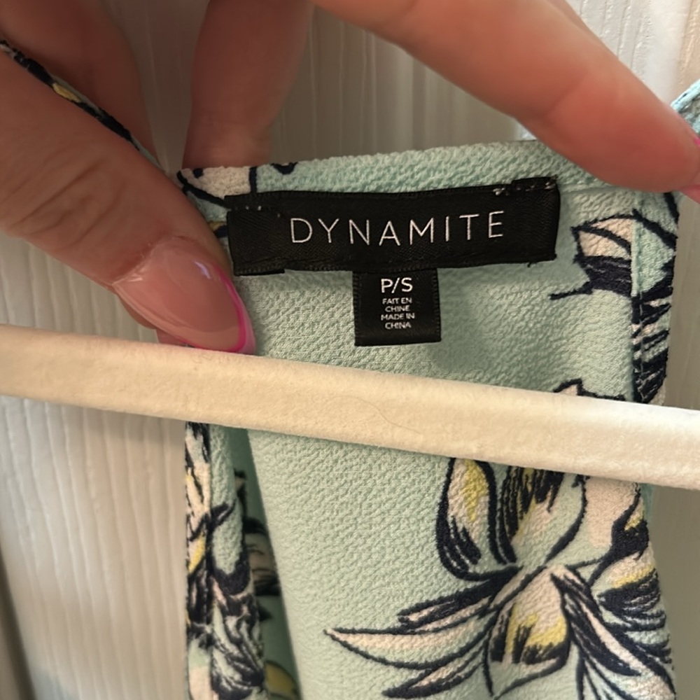 Dynamite Racerback Floral Tank - Picture 2 of 4